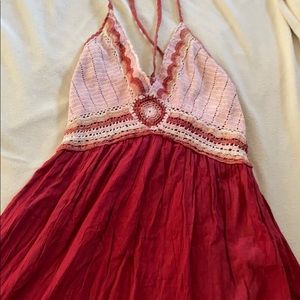 Vintage Crochet top sundress